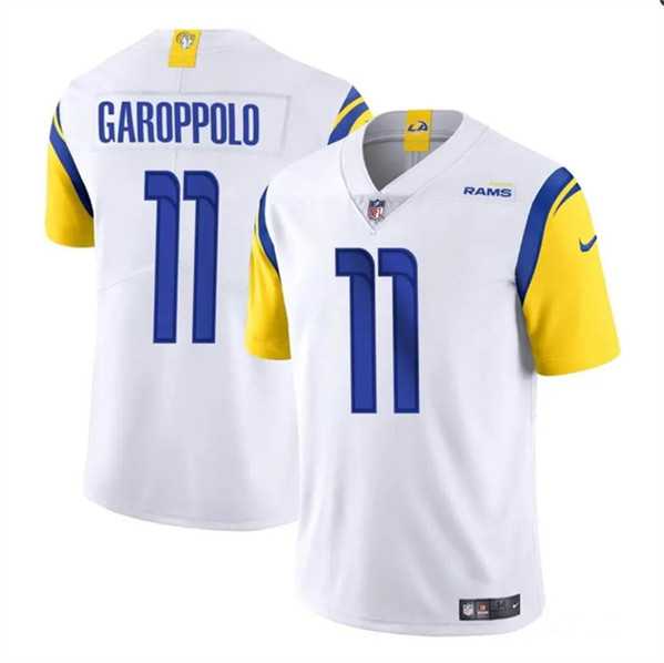Youth Los Angeles Rams #11 Jimmy Garoppolo White Vapor Untouchable Stitched Jersey Dzhi->youth nfl jersey->Youth Jersey